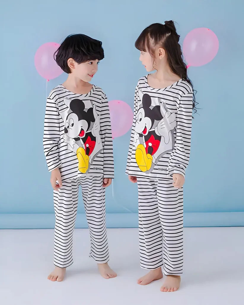 Mickey Mouse Print Kids Night Suit