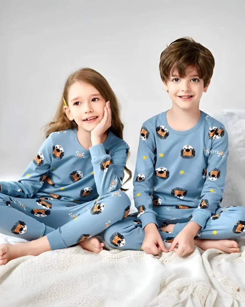 Safari Print Kids Night Suit