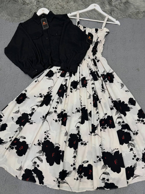 Beautiful Floral Casual Maxi Set