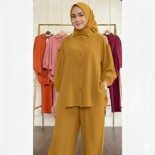 Mustard Elegance 2PC Set