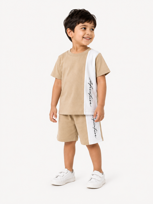 Adventure Beige Kids Outfit