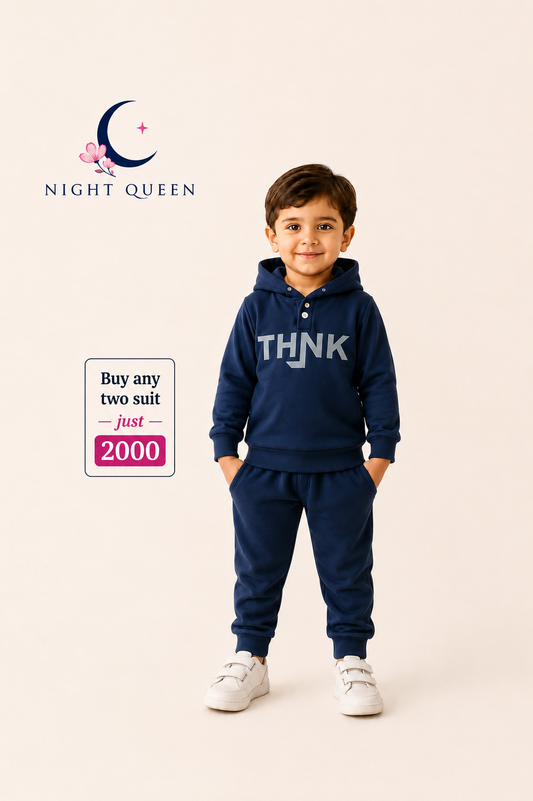 Winter FF FLEECE Boys Set - Navy Blue