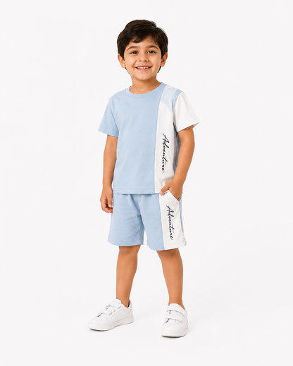 Adventure Sky Blue Cotton Set