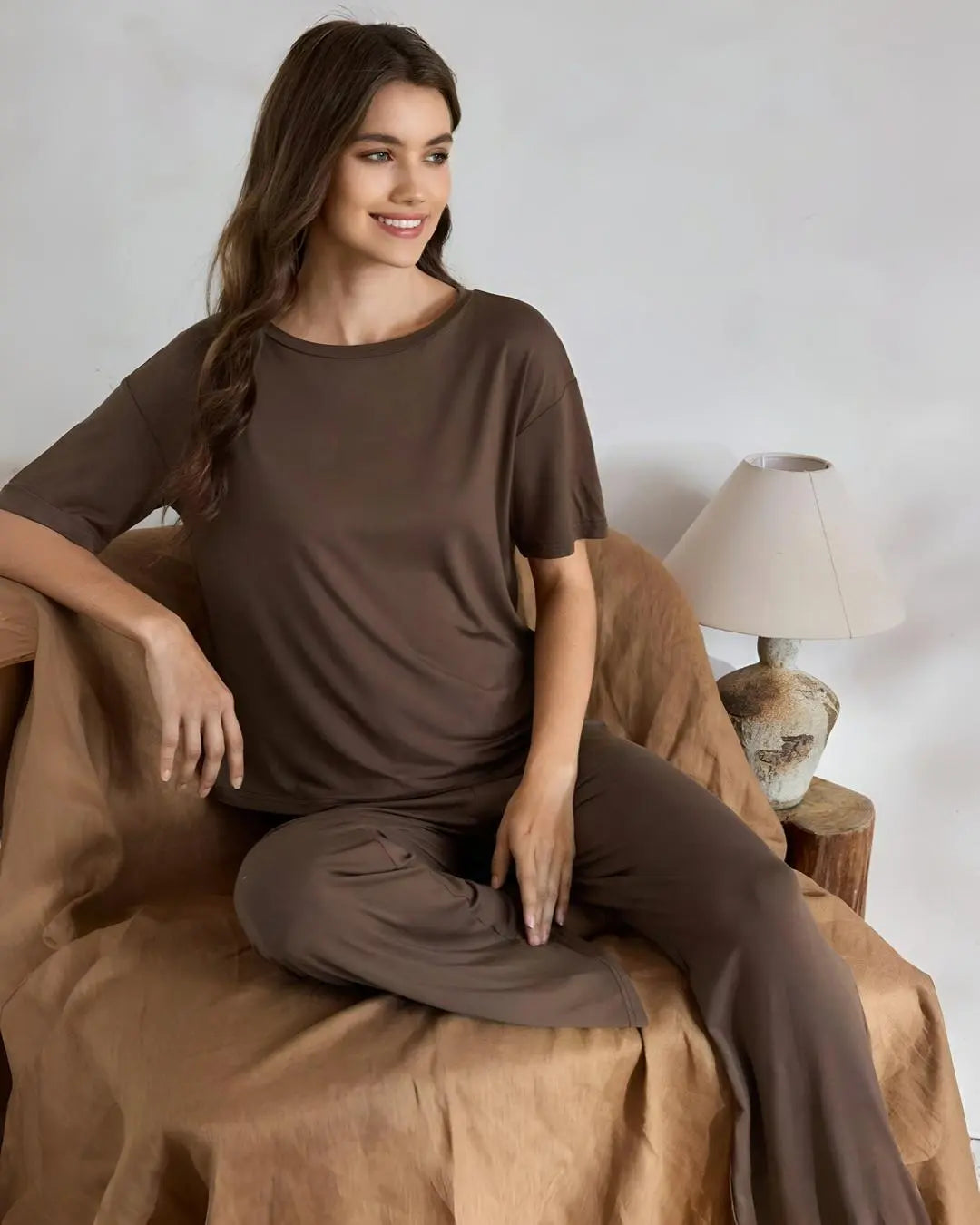 Simple Plain Stylist Night Suit